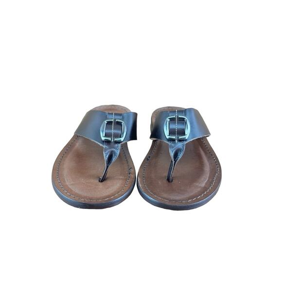 Re Ferdinando Vero Cuoio Luxy Men\'s Brown  Leather flip flops sandal main image 7
